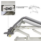 Therapieliege Elektrisch Evero X7 Ergo 7-Segmente | Steuerrahmen