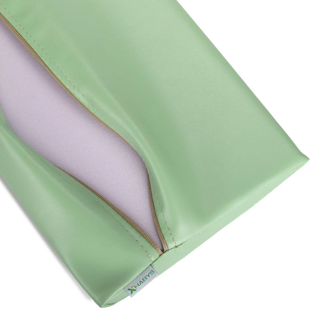 Lenden halfronde rol voor massage | 40x25x7 cm | Vinyl Flex bekleding