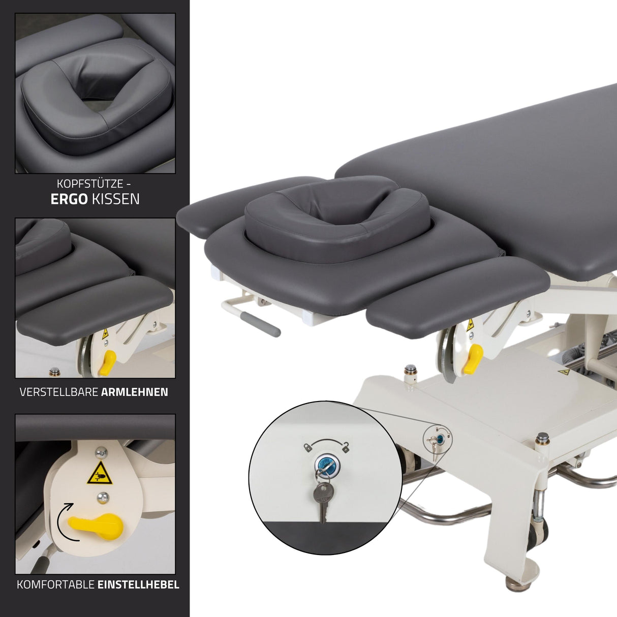 Therapieliege Elektrisch Evero V4 Ergo 4-Segmente | Steuerrahmen