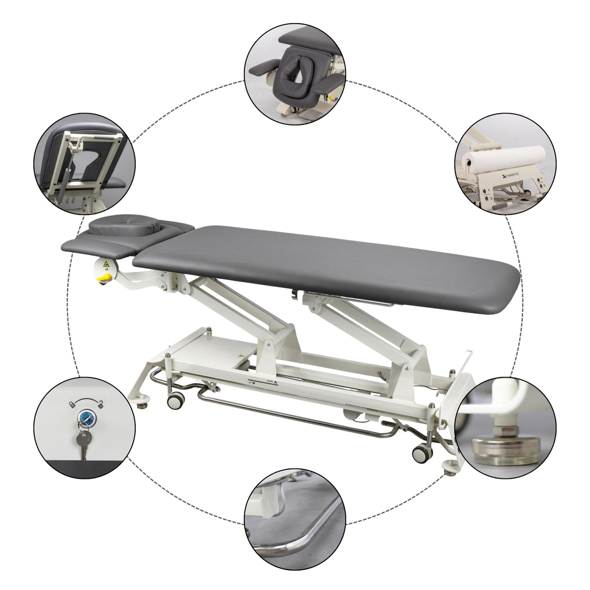Therapieliege Elektrisch Evero V4 Ergo 4-Segmente | Steuerrahmen