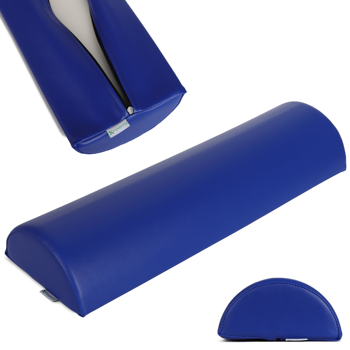 Halfronde massage rol | 60x19x9 cm | Vinyl Flex Bekleding