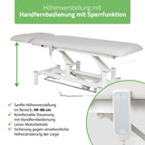 Massageliege Elektrisch Fortis 2 Ergo | 2-Segmente | Handfernbedienung Steuerrahmen