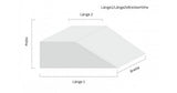 Lagerungskeil für Tensegrity Massage | 67/53x25x10 | Polsterung Vinyl Flex