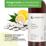 Massageöl Daily Spa | Citrus Coconut | HABYS