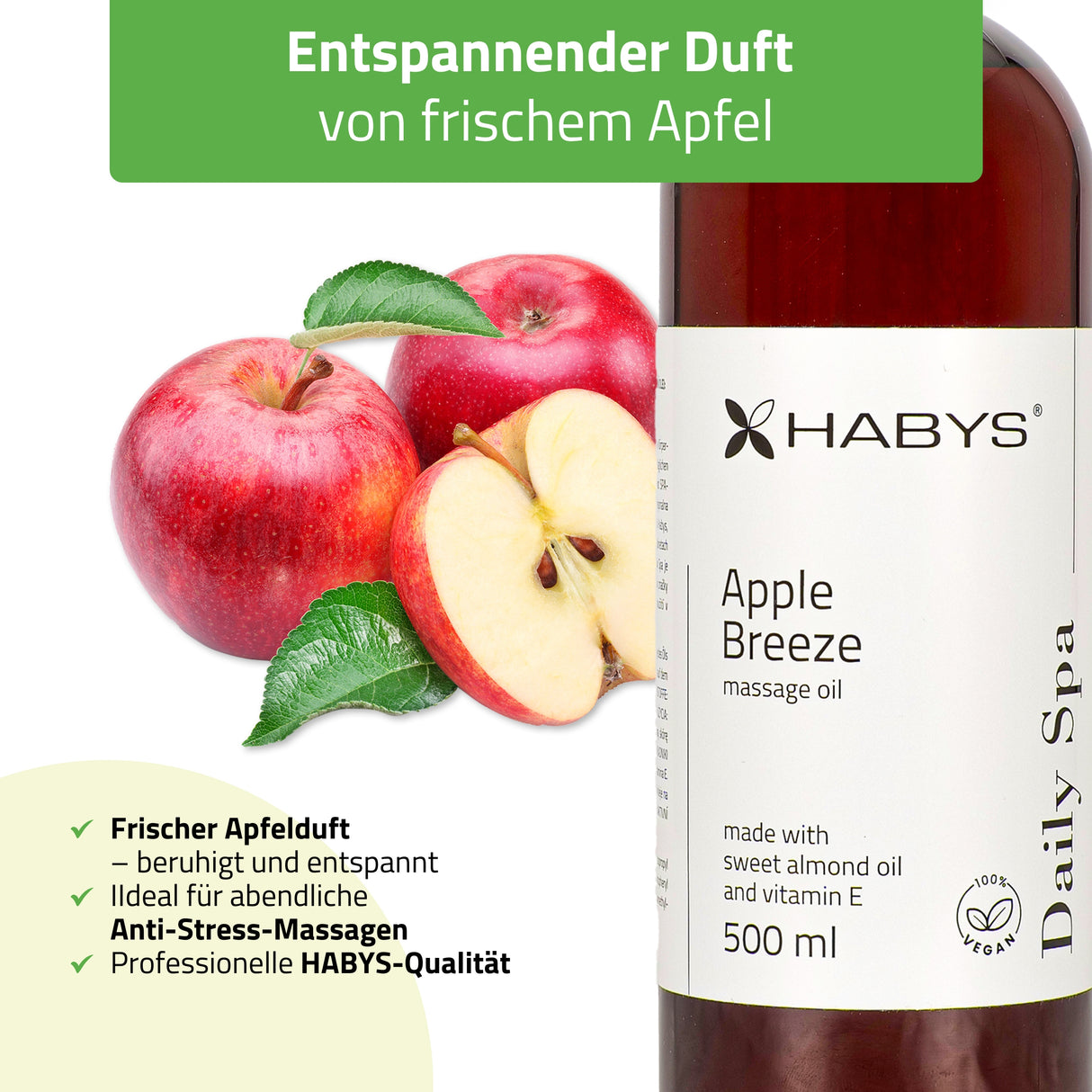 Massageöl Daily Spa | Apple Breeze | HABYS
