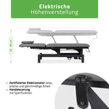Massageliege Elektrisch Fortis 2 | 2-Segmente | Handfernbedienung
