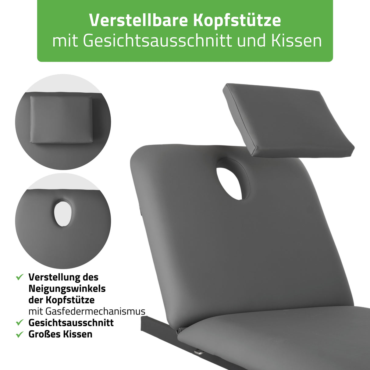 Massageliege Elektrisch Fortis 2 | 2-Segmente | Handfernbedienung