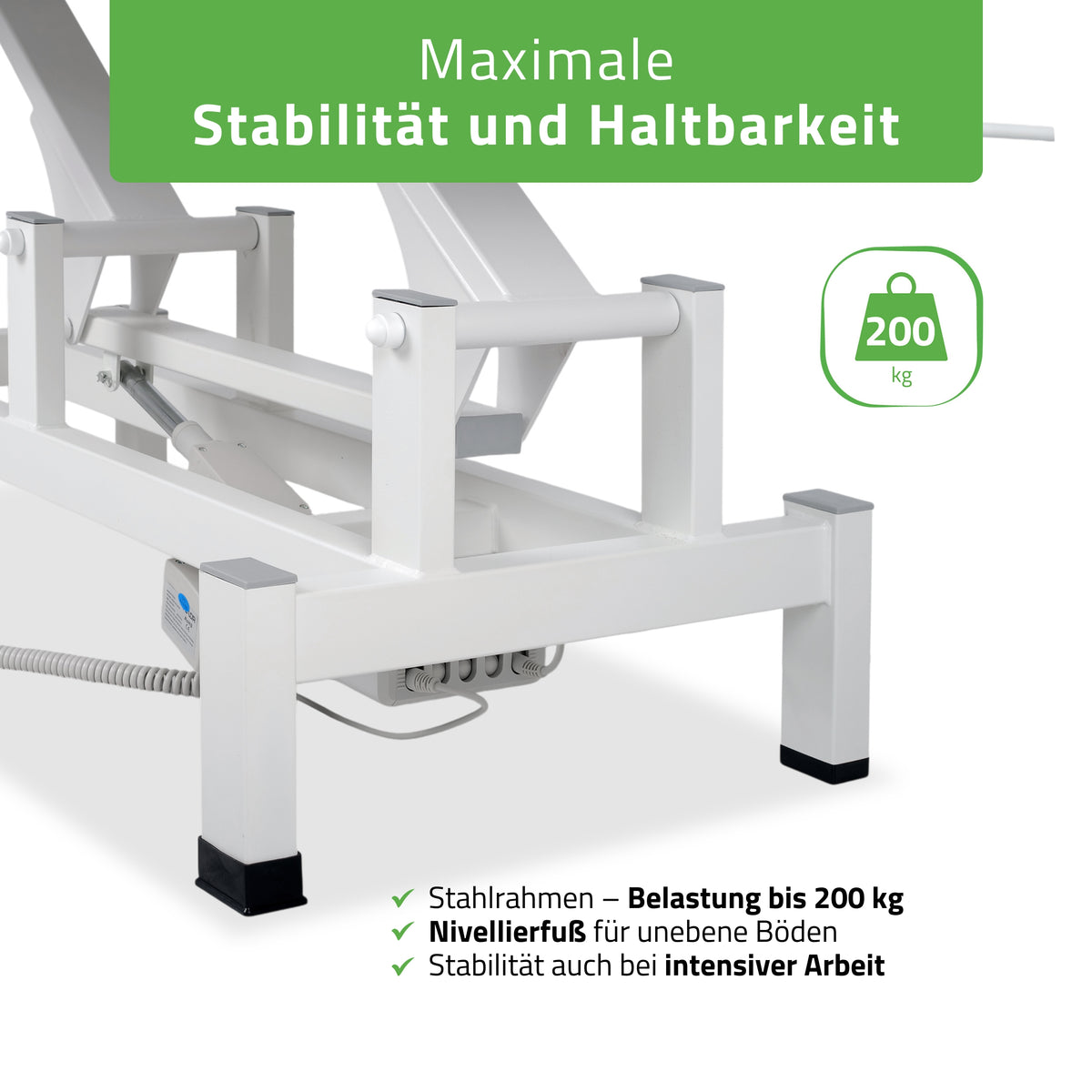 Massageliege Elektrisch Fortis 2 | 2-Segmente | Handfernbedienung