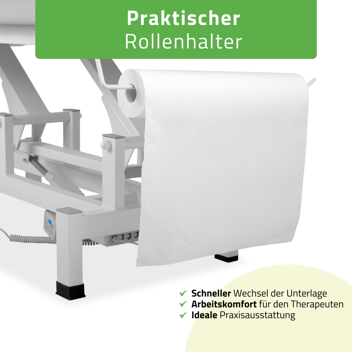 Massageliege Elektrisch Fortis 2 | 2-Segmente | Handfernbedienung