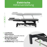 Massageliege Elektrisch Fortis 2 | 2-Segmente | Handfernbedienung Steuerrahmen