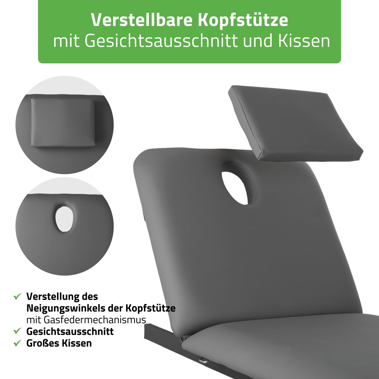 Massageliege Elektrisch Fortis 2 | 2-Segmente | Handfernbedienung Steuerrahmen