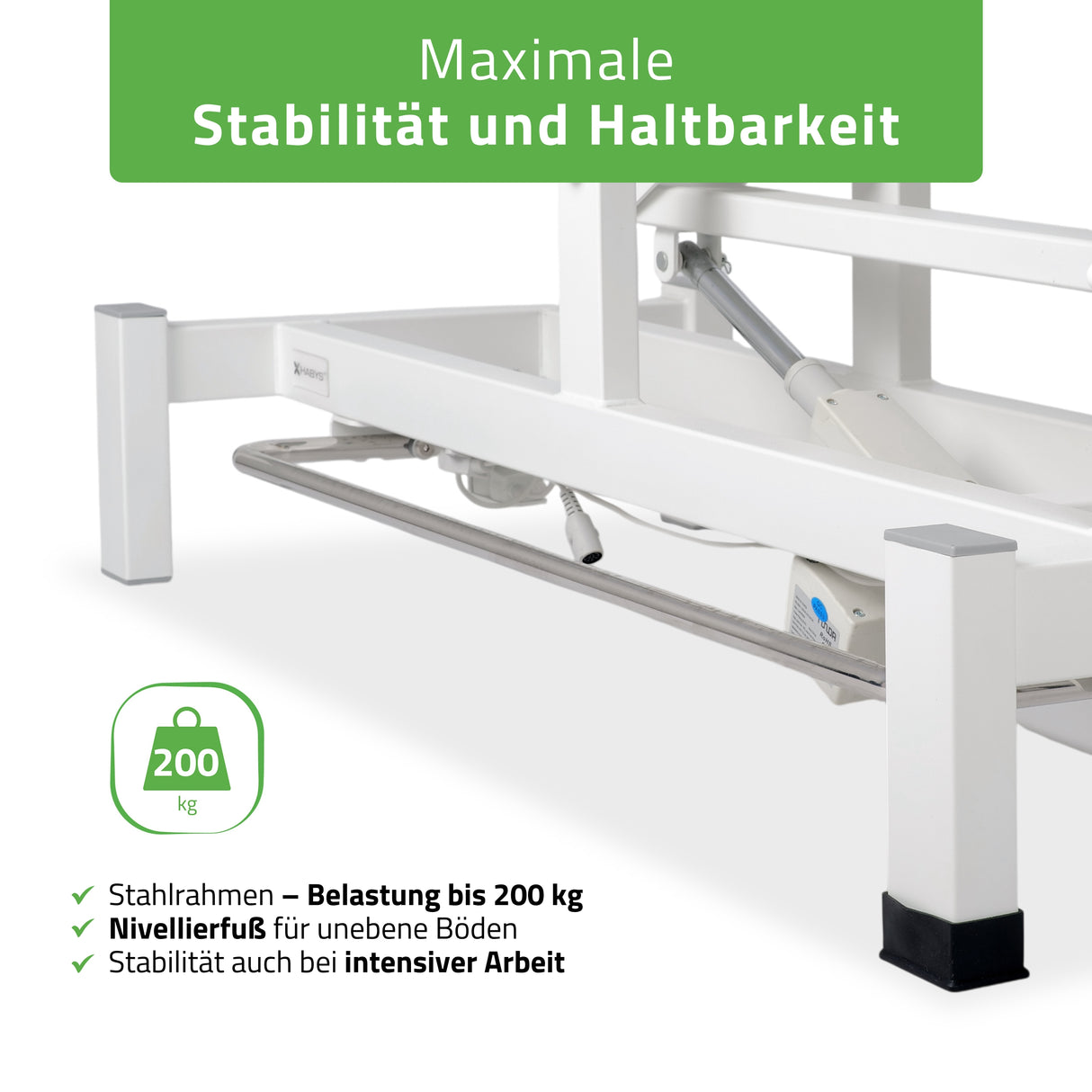 Massageliege Elektrisch Fortis 2 | 2-Segmente | Handfernbedienung Steuerrahmen