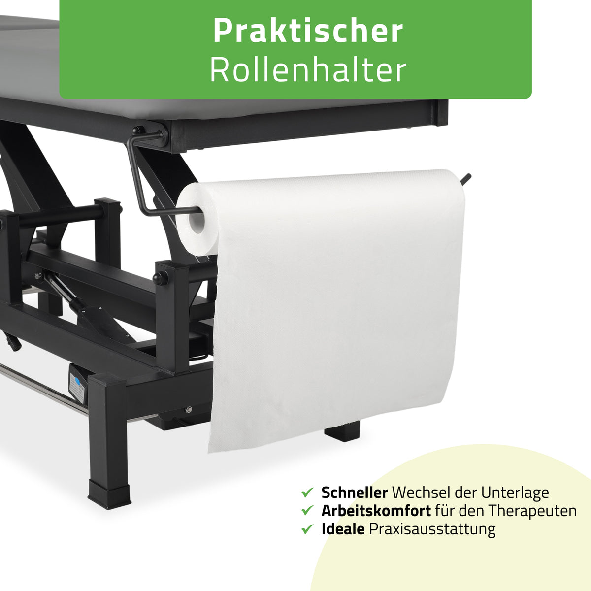 Massageliege Elektrisch Fortis 2 | 2-Segmente | Handfernbedienung Steuerrahmen