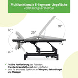Massageliege Elektrisch Fortis 5 Ergo | 5-Segmente | Handfernbedienung