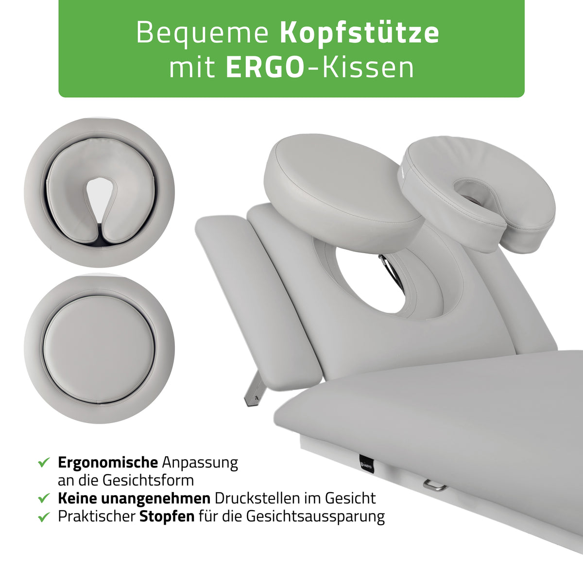 Massageliege Elektrisch Fortis 4 Ergo | 4-Segmente | Handfernbedienung