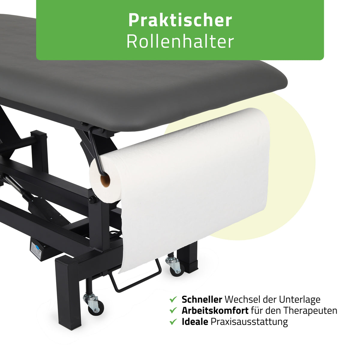 Massageliege Elektrisch Fortis 4 Ergo | 4-Segmente | Handfernbedienung
