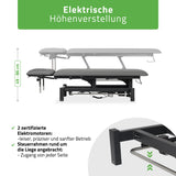 Massageliege Elektrisch Fortis 4 Ergo | 4-Segmente | Handfernbedienung Steuerrahmen