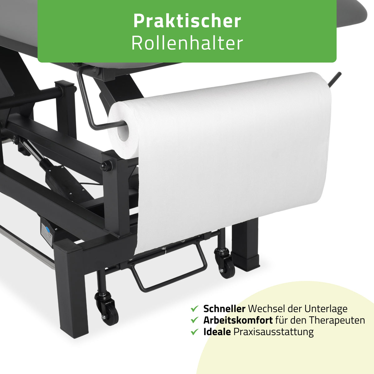 Massageliege Elektrisch Fortis 4 Ergo | 4-Segmente | Handfernbedienung Steuerrahmen