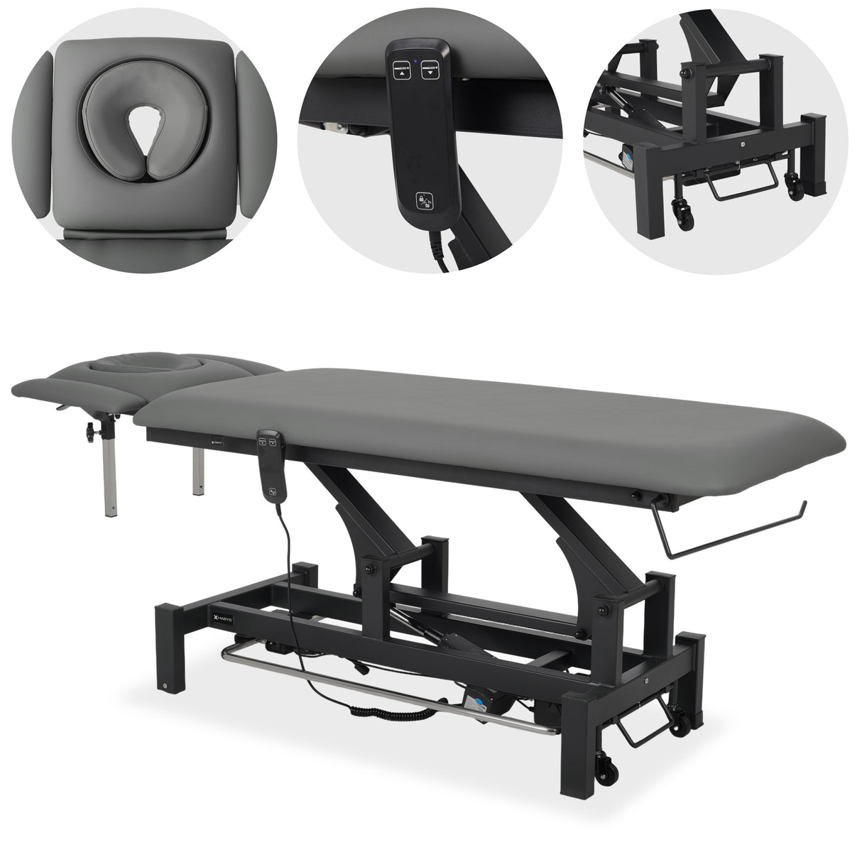 Massageliege Elektrisch Fortis 4 Ergo | 4-Segmente | Handfernbedienung Steuerrahmen