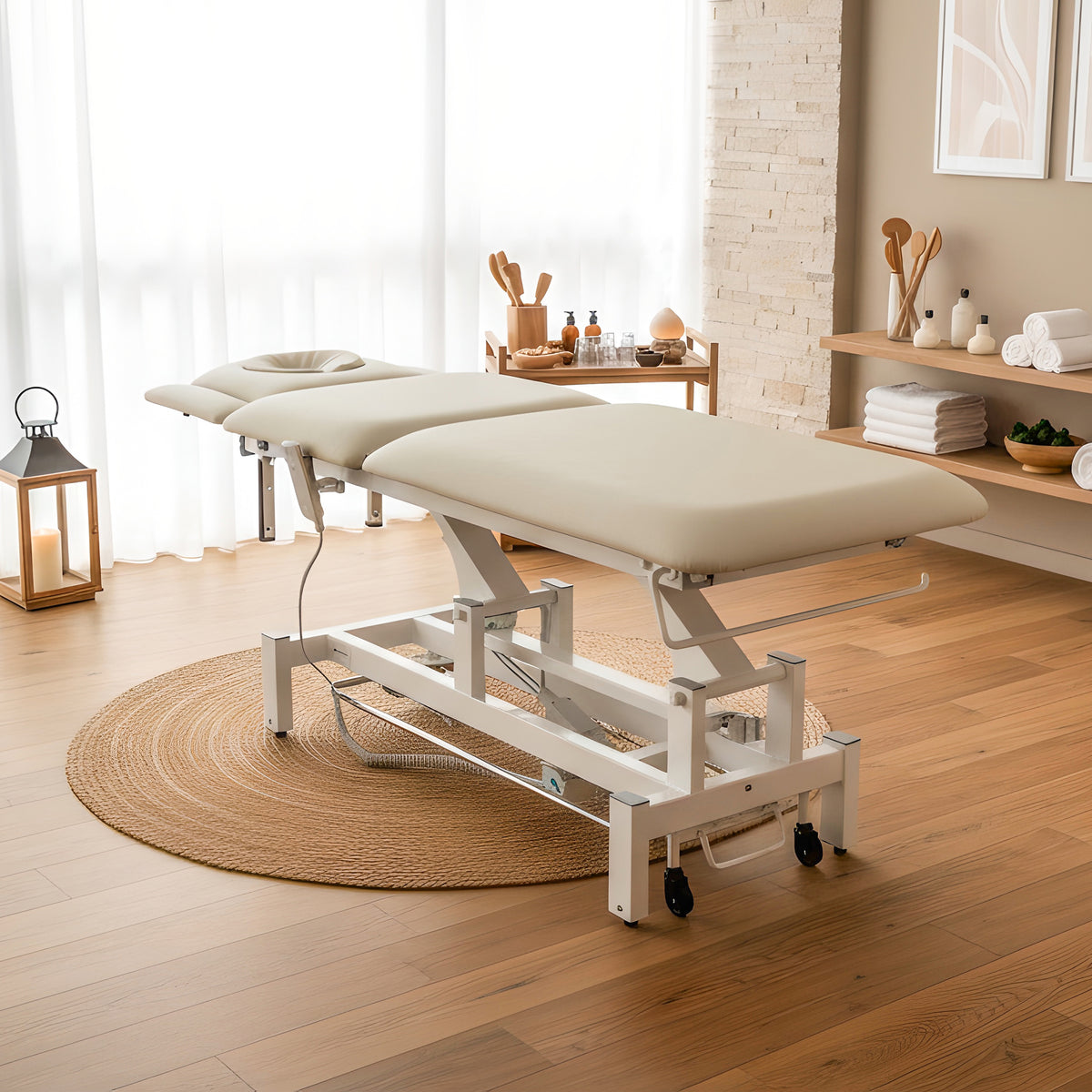 Massageliege Elektrisch Fortis 5 Ergo | 5-Segmente | Handfernbedienung Steuerrahmen