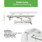 Massageliege Elektrisch Fortis 5 Ergo | 5-Segmente | Handfernbedienung Steuerrahmen