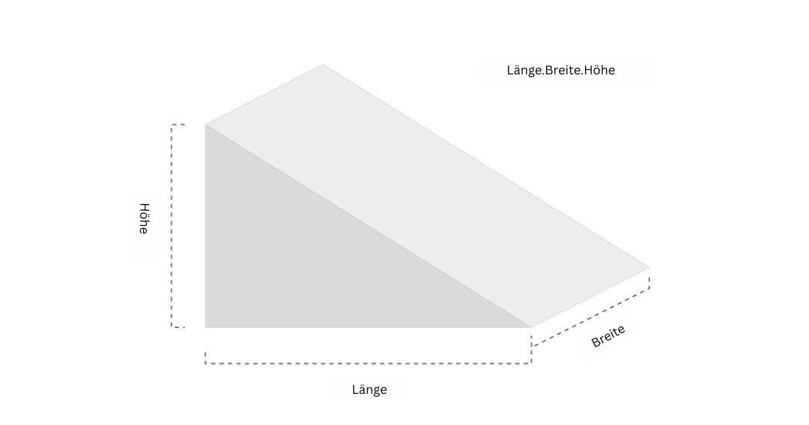 Lagerungskeil | 20x15x10 | Polsterung Touch Core