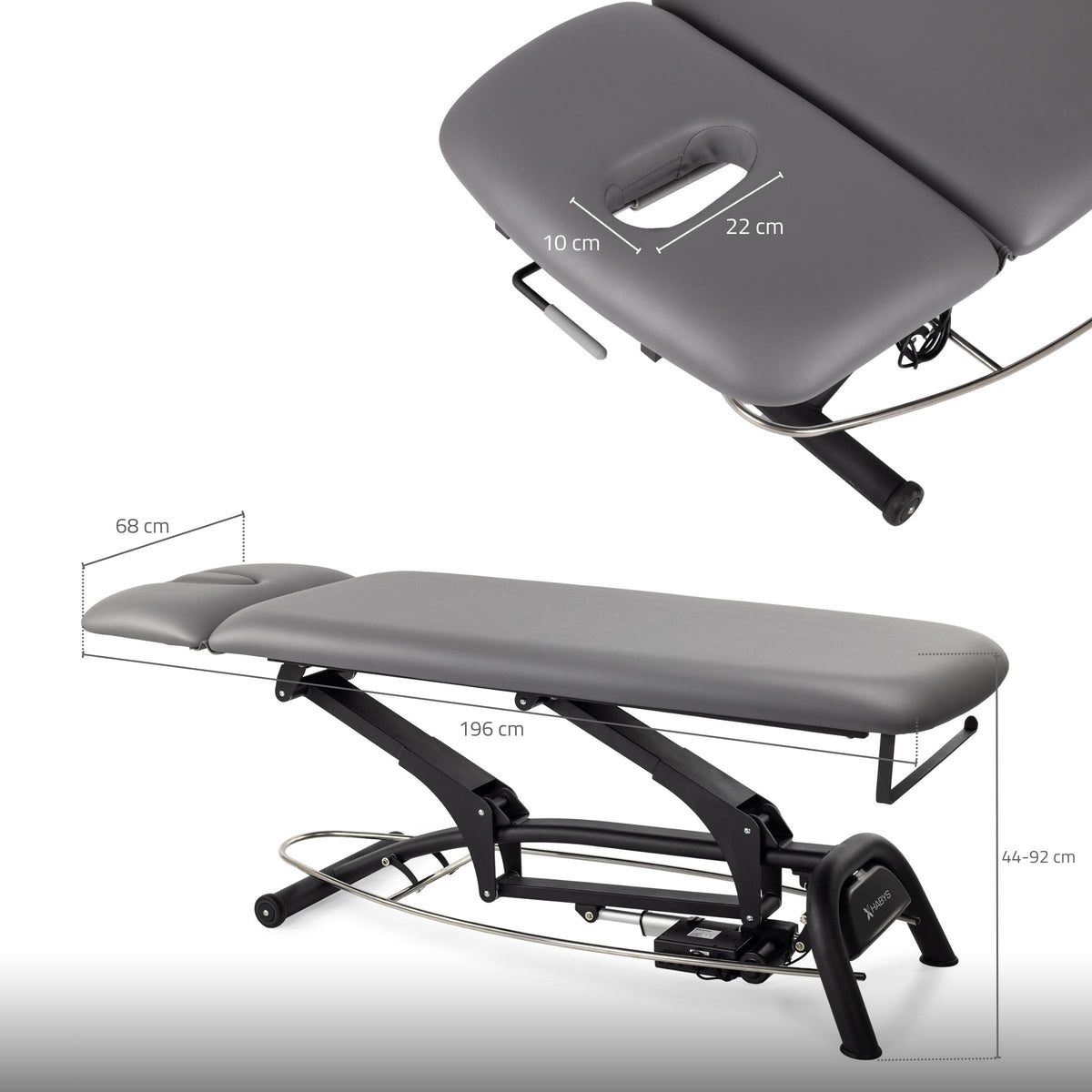 Massageliege Elektrisch Agila 2 2-Segmente | Steuerrahmen