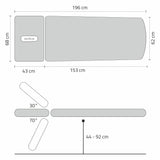 Massageliege Elektrisch Agila 2 2-Segmente | Steuerrahmen