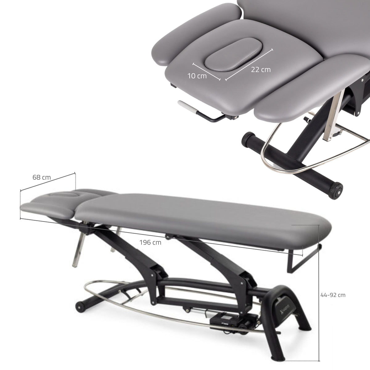 Massageliege Elektrisch Agila 4 4-Segmente | Steuerrahmen
