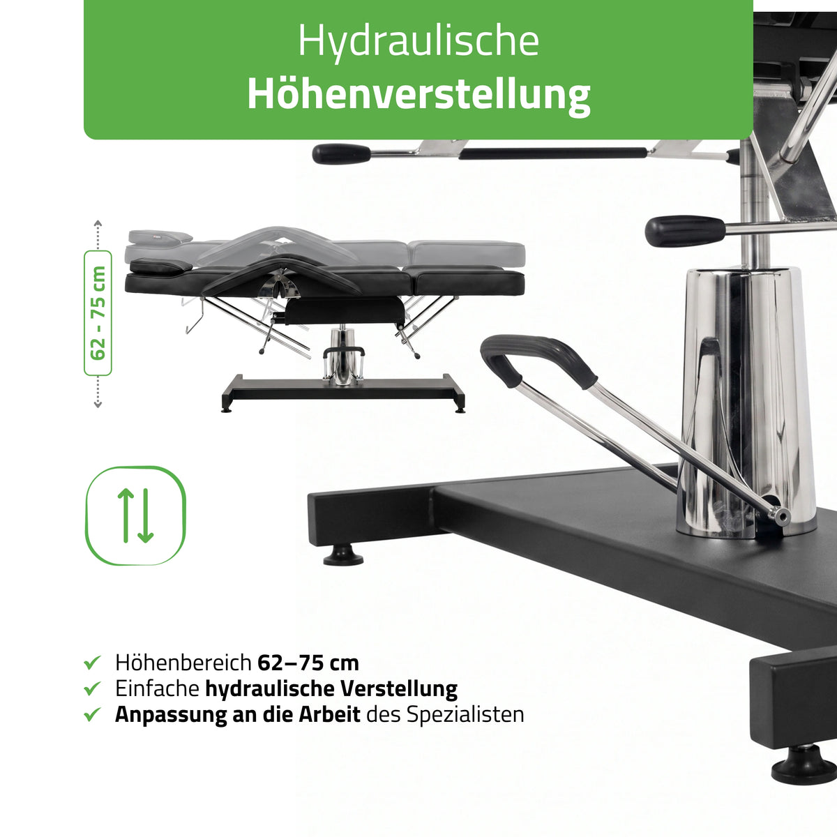 Habys Kosmetikliege Alora Hydraulisch | Massageliege