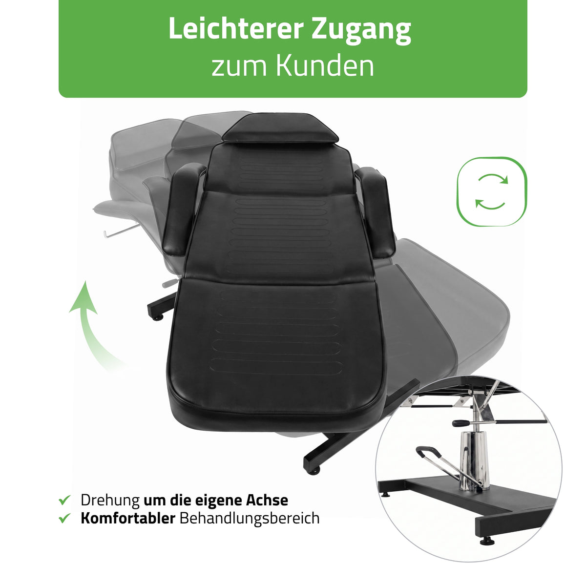 Habys Kosmetikliege Alora Hydraulisch | Massageliege