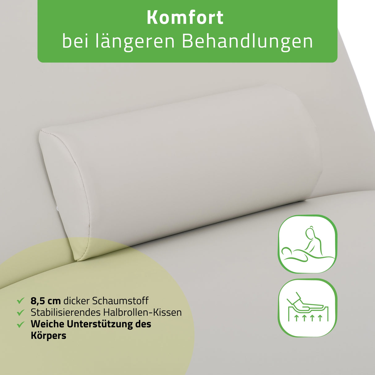 Kosmetikliege Elektrisch mit Heizung Camilla Ergo 2