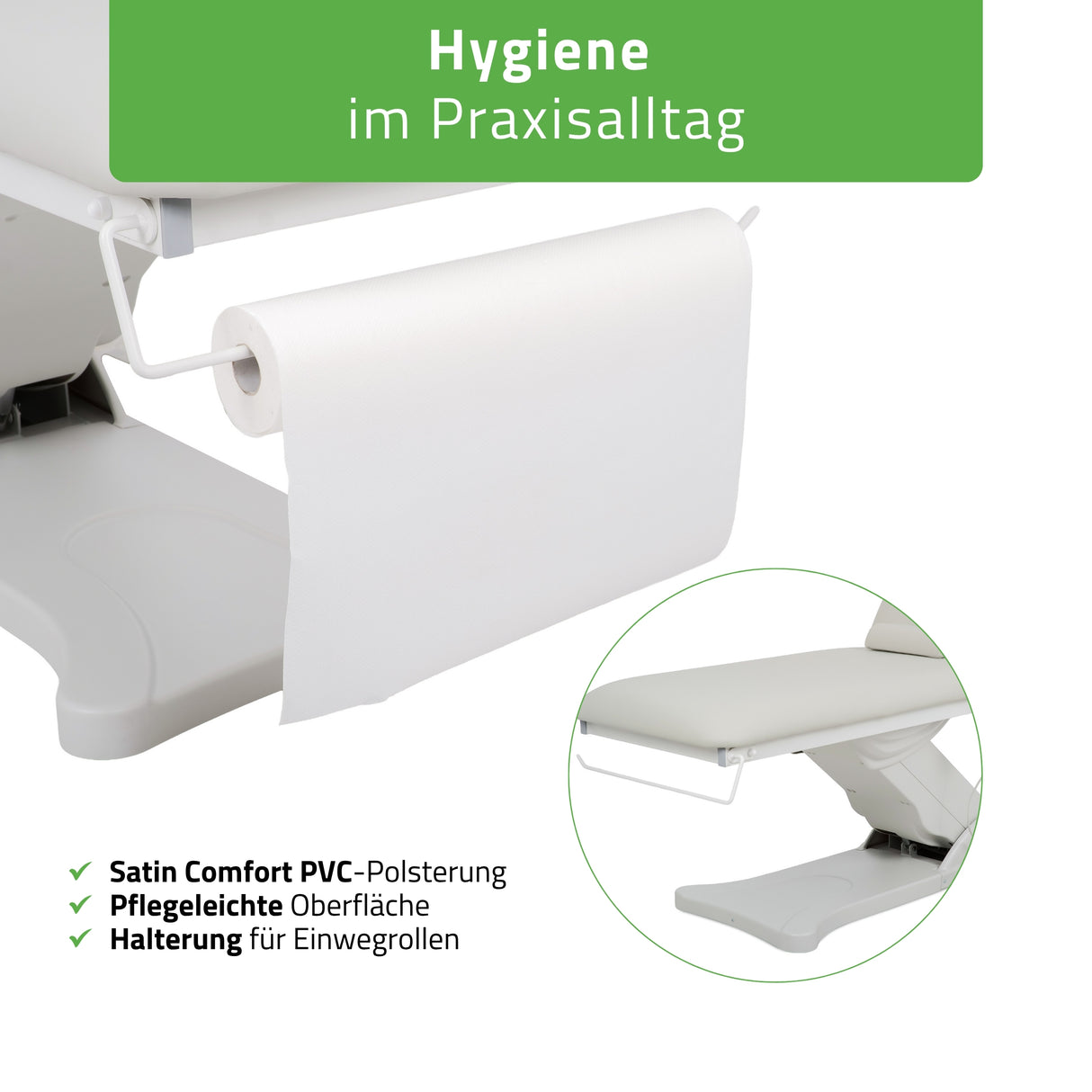 Kosmetikliege Elektrisch mit Heizung Camilla Ergo 2