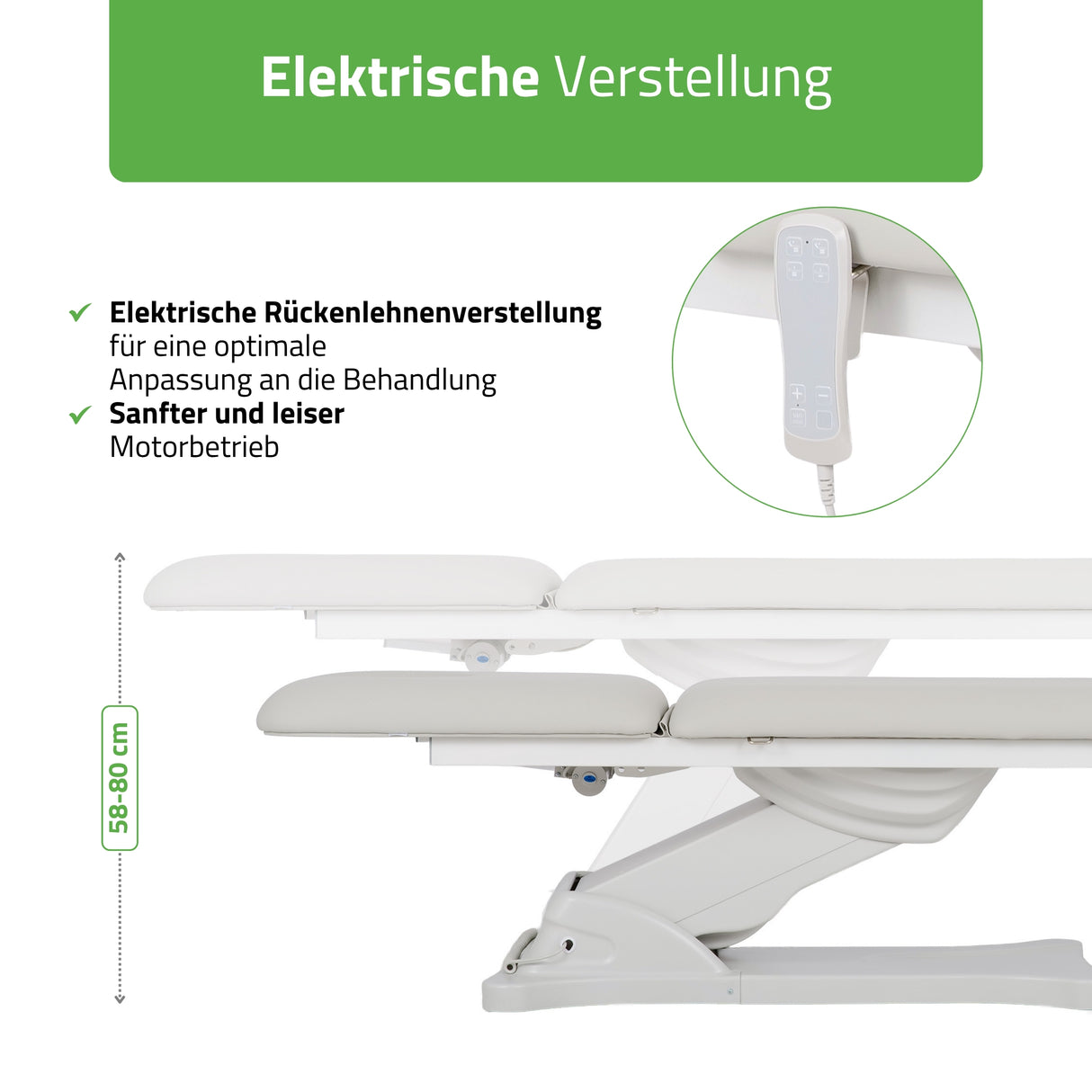 Kosmetikliege Elektrisch mit Heizung Camilla Ergo 2