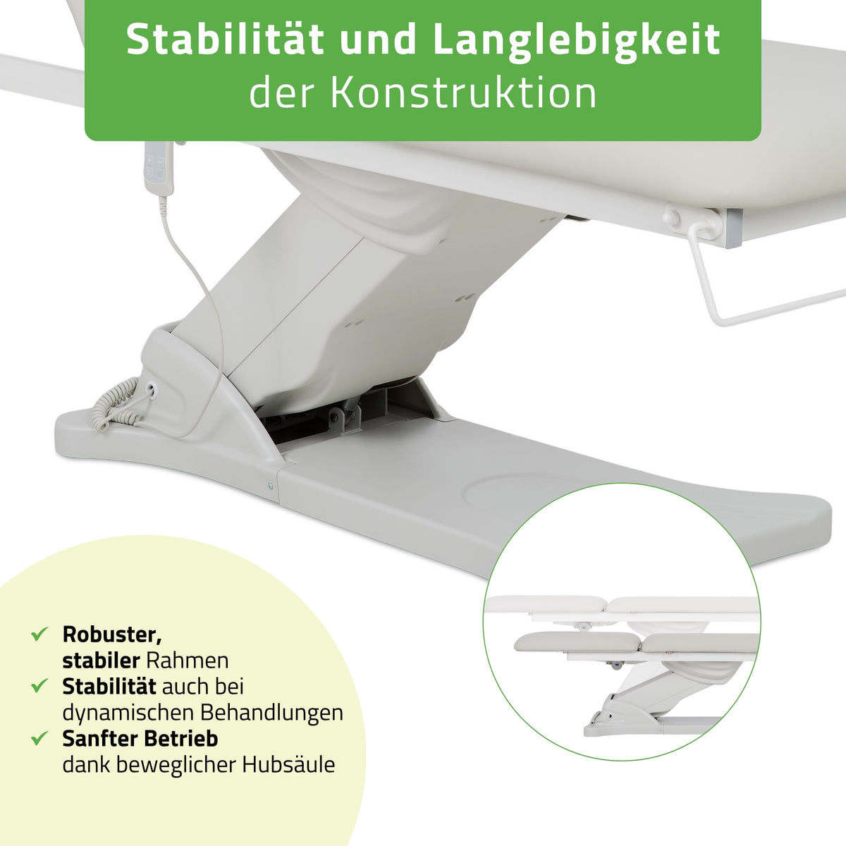 Kosmetikliege Elektrisch mit Heizung Camilla Ergo 2