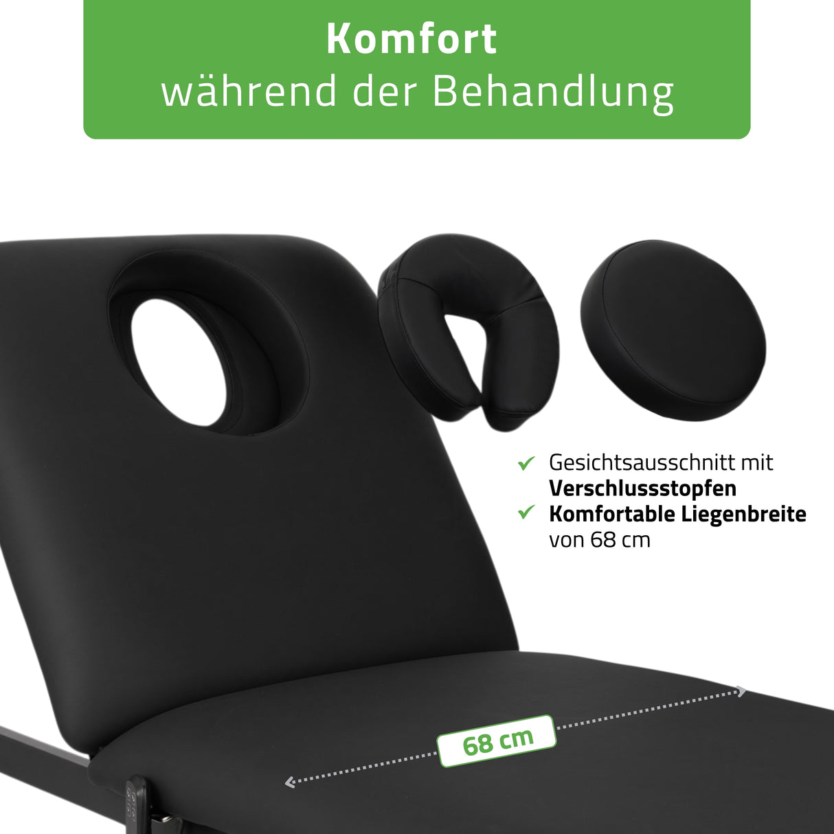 Kosmetikliege Elektrisch mit Heizung Camilla Ergo 2