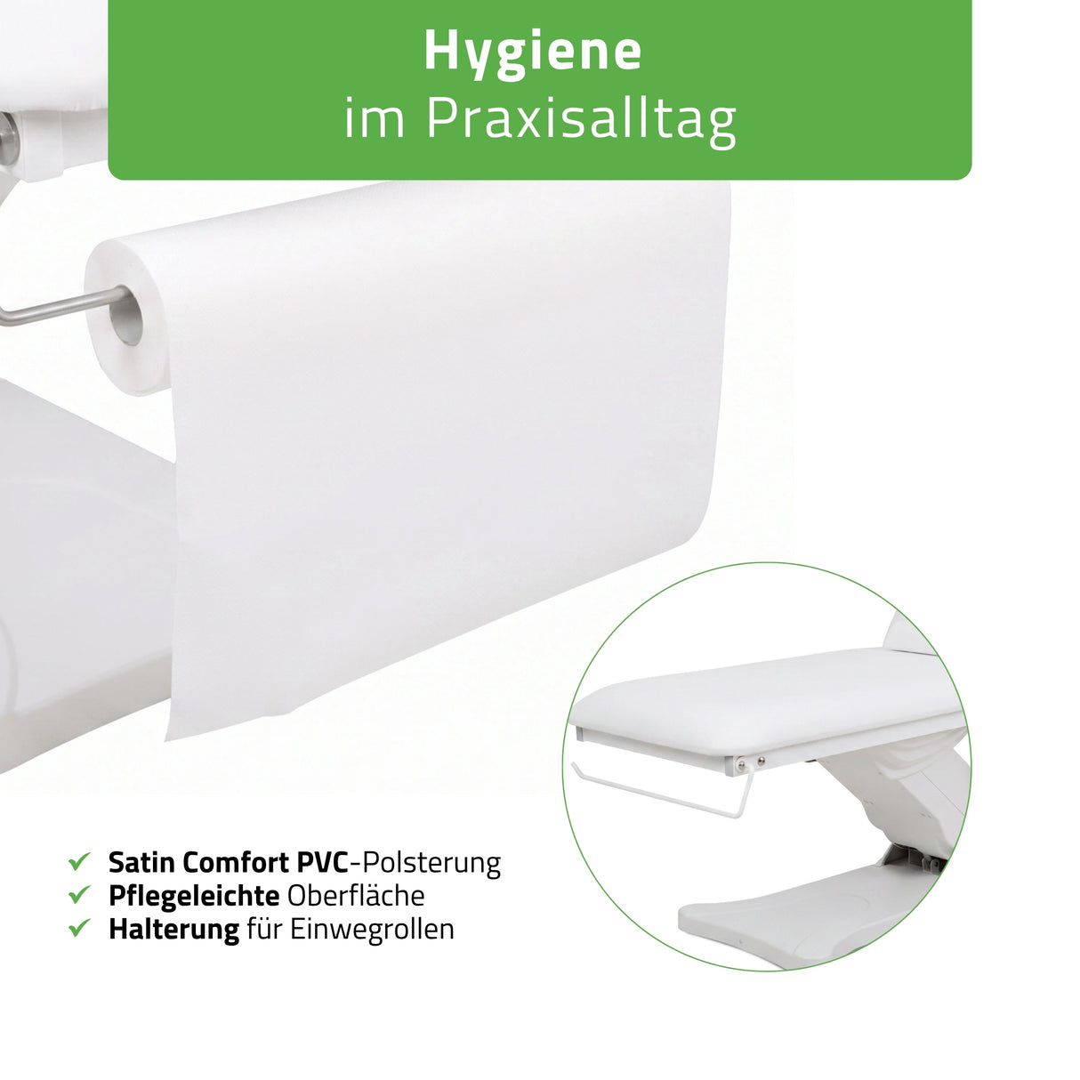 Kosmetikliege Elektrisch mit Heizung Camilla Ergo 2