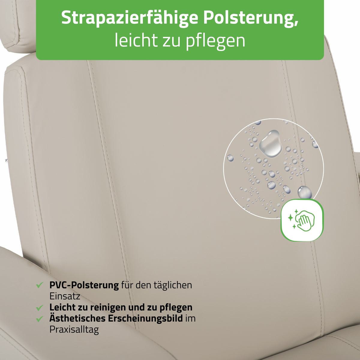 Kosmetikliege Elektrisch Tavia | Kosmetiksessel mit elektrischer Verstellung | Handfernbedienung