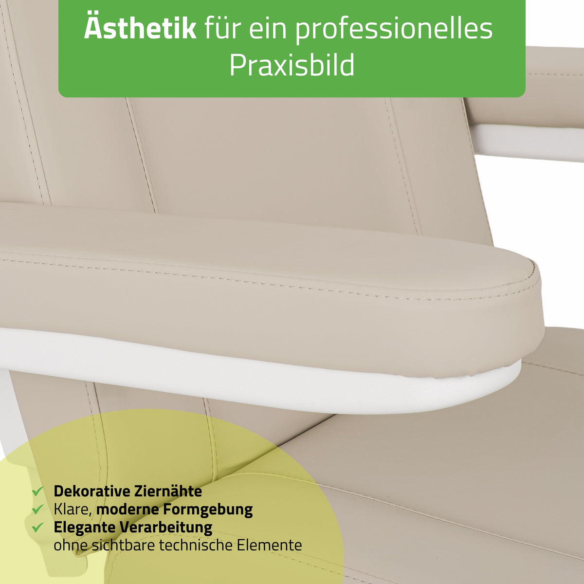 Kosmetikliege Elektrisch Tavia | Kosmetiksessel mit elektrischer Verstellung | Handfernbedienung