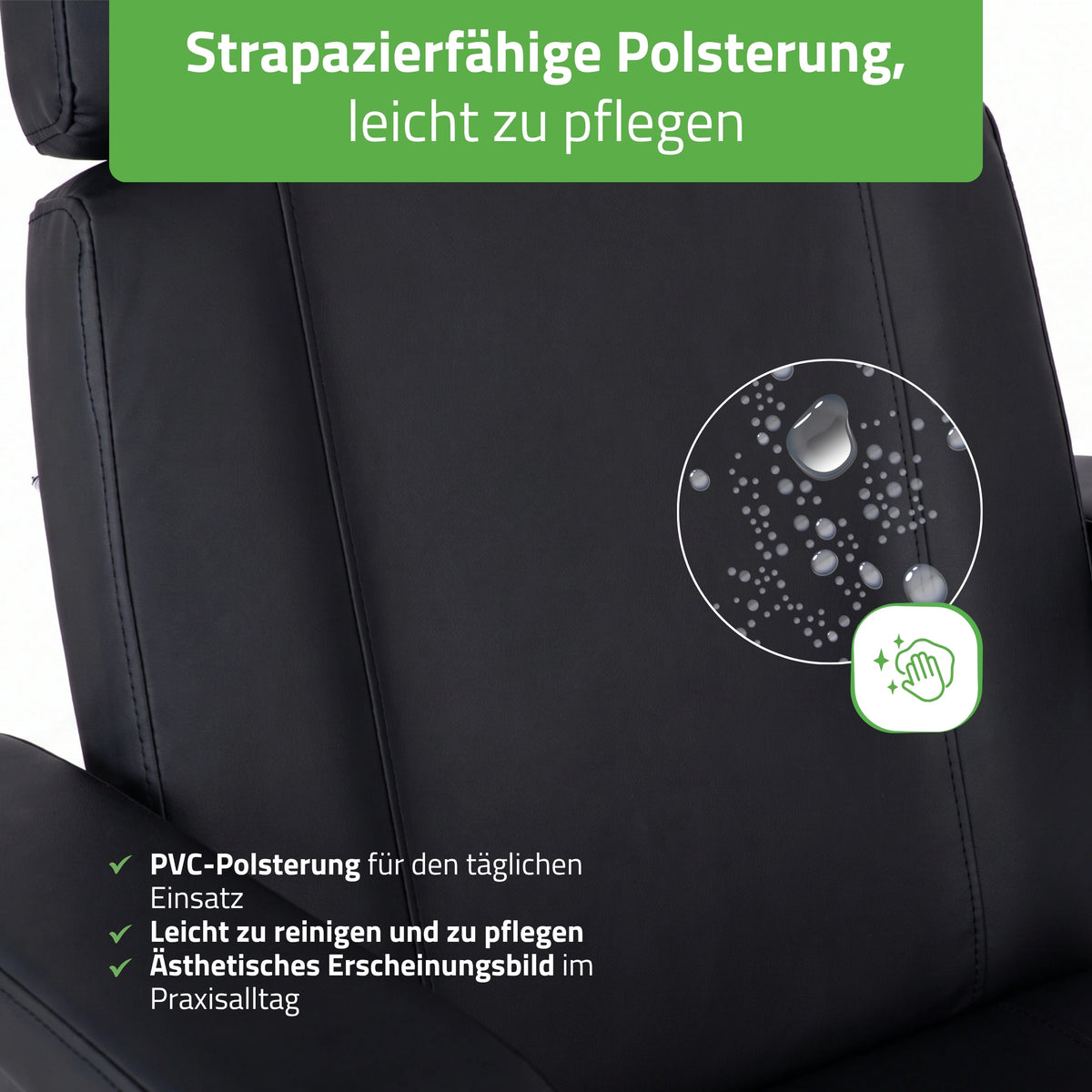 Kosmetikliege Elektrisch Tavia | Kosmetiksessel mit elektrischer Verstellung | Handfernbedienung