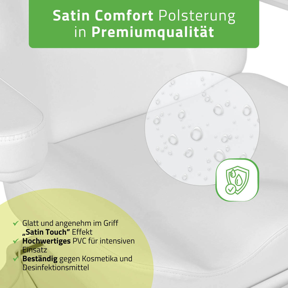 Kosmetikliege Elektrisch | Elara PRO 4 | Kosmetiksessel mit elektrischer Verstellung | Handfernbedienung | 3 - Motoren