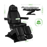 Kosmetikliege Elektrisch | Elara PRO 6P | Kosmetiksessel mit elektrischer Verstellung | Handfernbedienung | 2 - Motoren