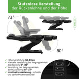 Kosmetikliege Elektrisch | Elara PRO 6P | Kosmetiksessel mit elektrischer Verstellung | Handfernbedienung | 2 - Motoren