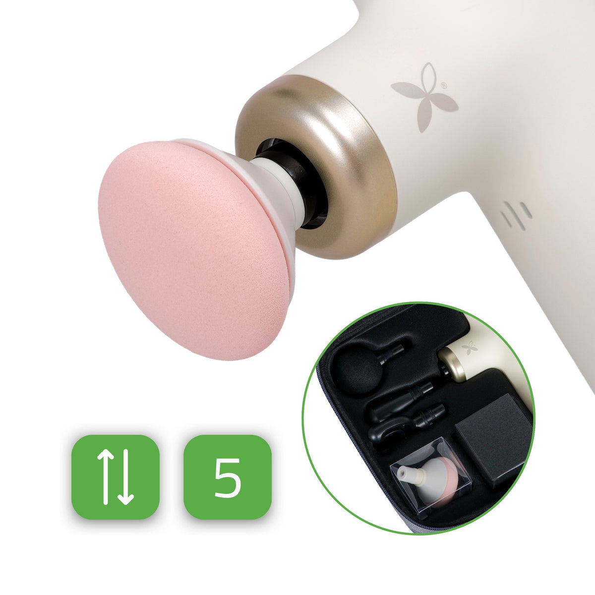 Habys Massagepistole Pulse Mini | Massage Gun | Vibrationsmassagegerät