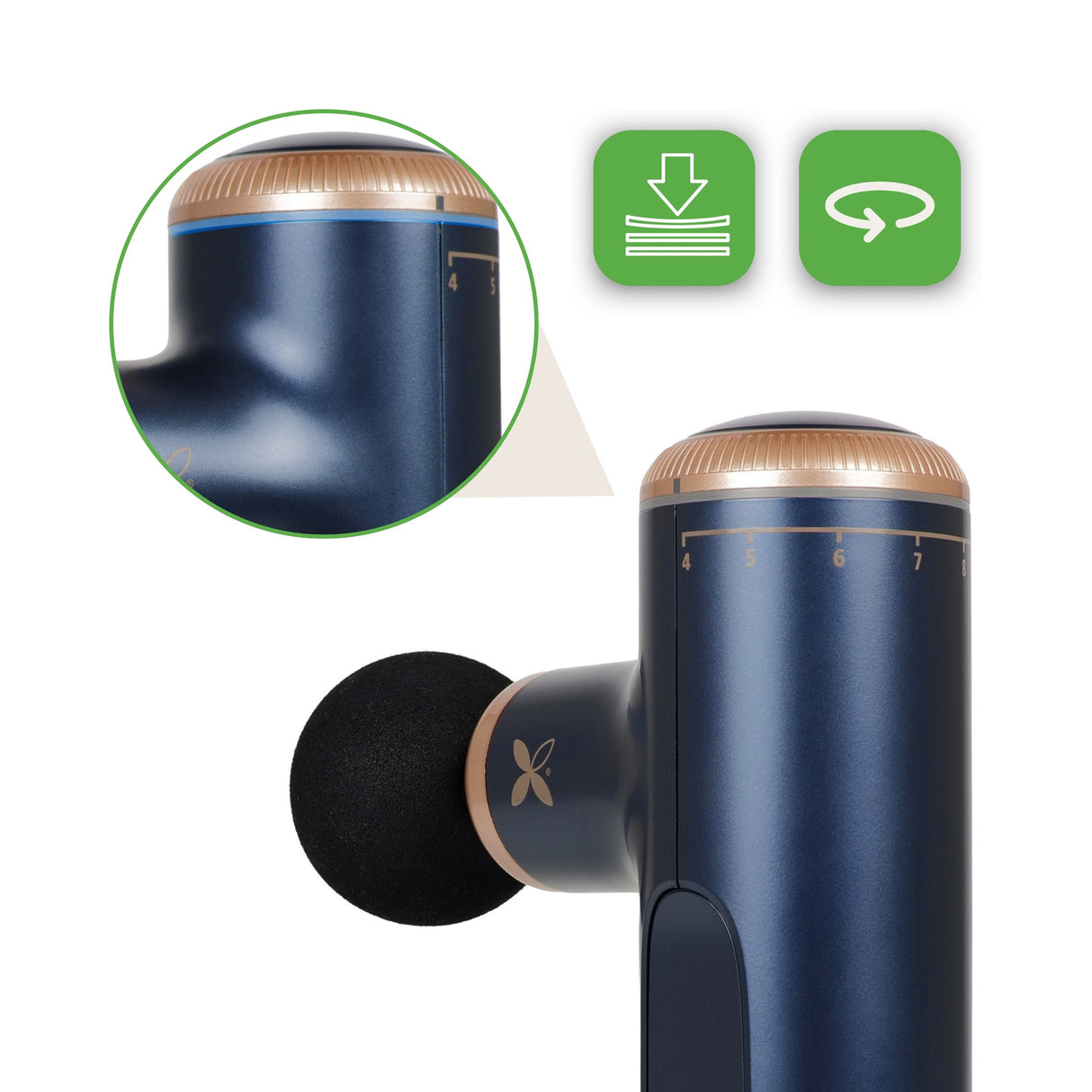 Habys Massagepistole Pulse Mini | Massage Gun | Vibrationsmassagegerät