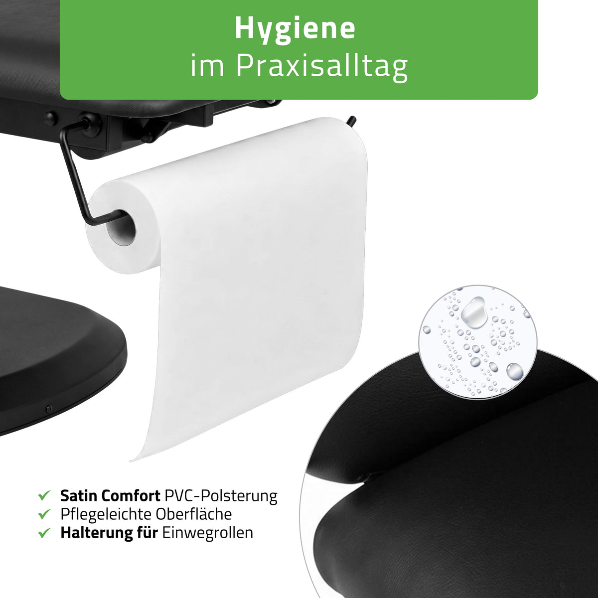 Kosmetikliege Elektrisch mit Heizung | Serenity Ergo 4 | für Massage und SPA Anwendungen