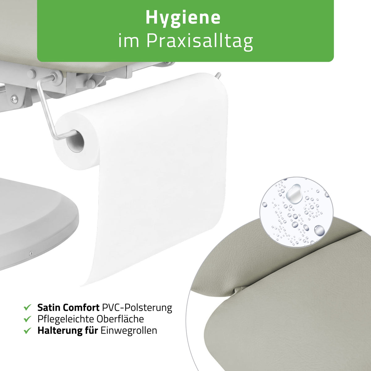 Kosmetikliege Elektrisch mit Heizung | Serenity Ergo 4 | für Massage und SPA Anwendungen