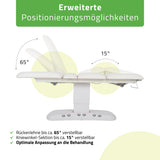 Kosmetikliege Elektrisch mit Heizung | Serenity Ergo 4 | für Massage und SPA Anwendungen
