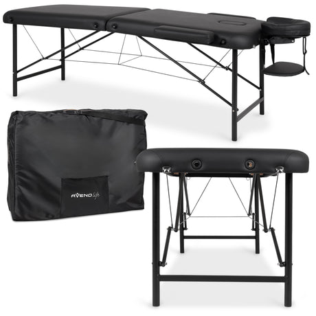 Massageliege klappbar RICO | Schwarz