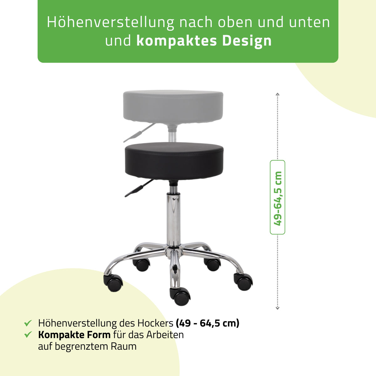 Rollhocker Tila | Kosmetikhocker